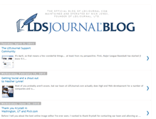 Tablet Screenshot of blog.ldsjournal.com